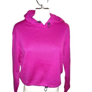 PINK Crop Hoodie